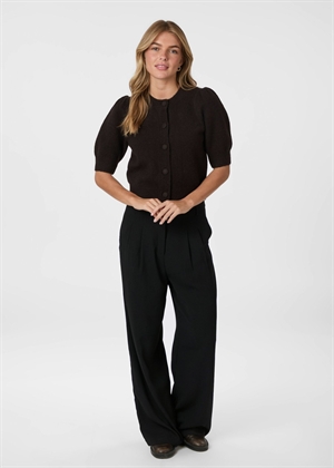 Trudy knit cardigan Dark Brown Neo Noir 